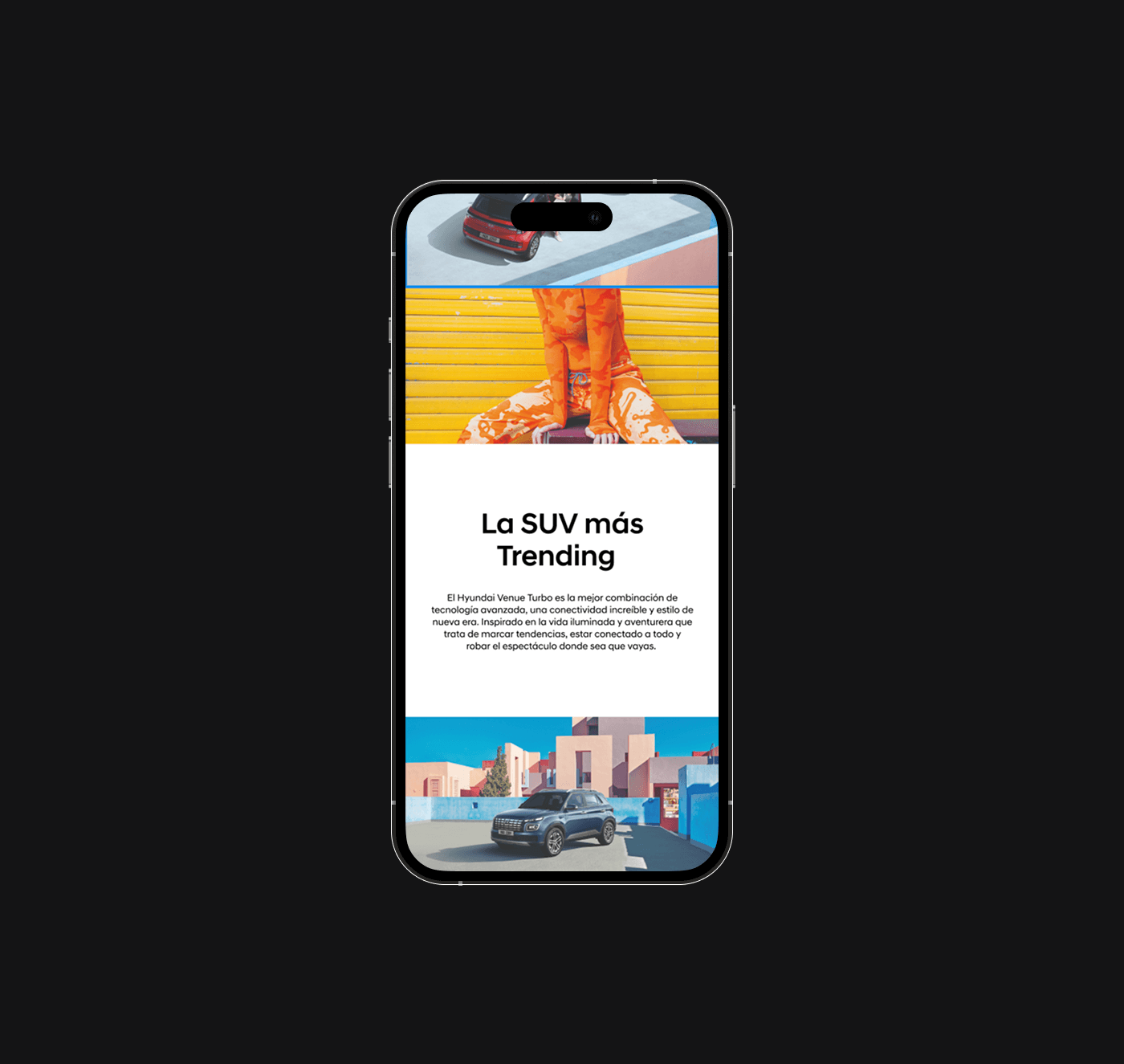 Hyundai - Interfaz de usuario y diseño responsive