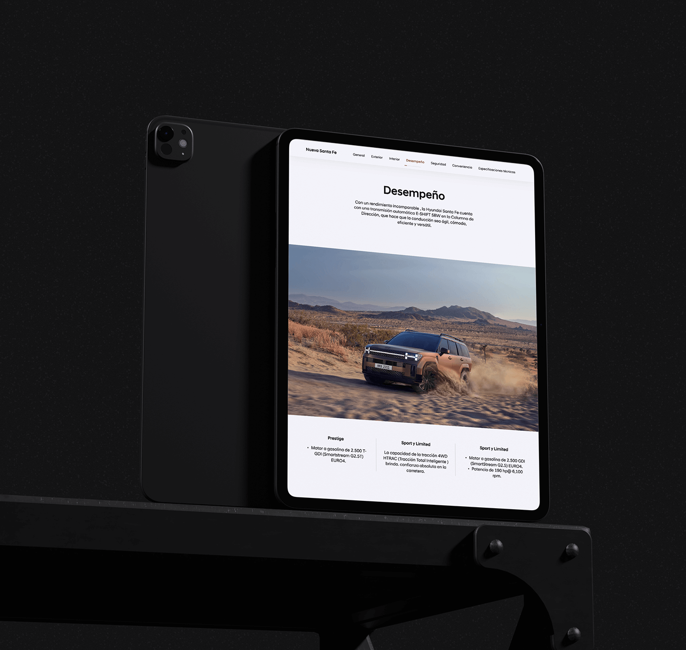 Hyundai - Diseño web y catálogo de vehículos
