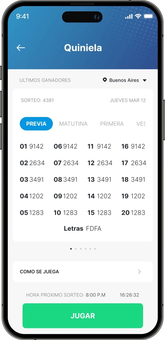 Trebol mobile app screenshot 2