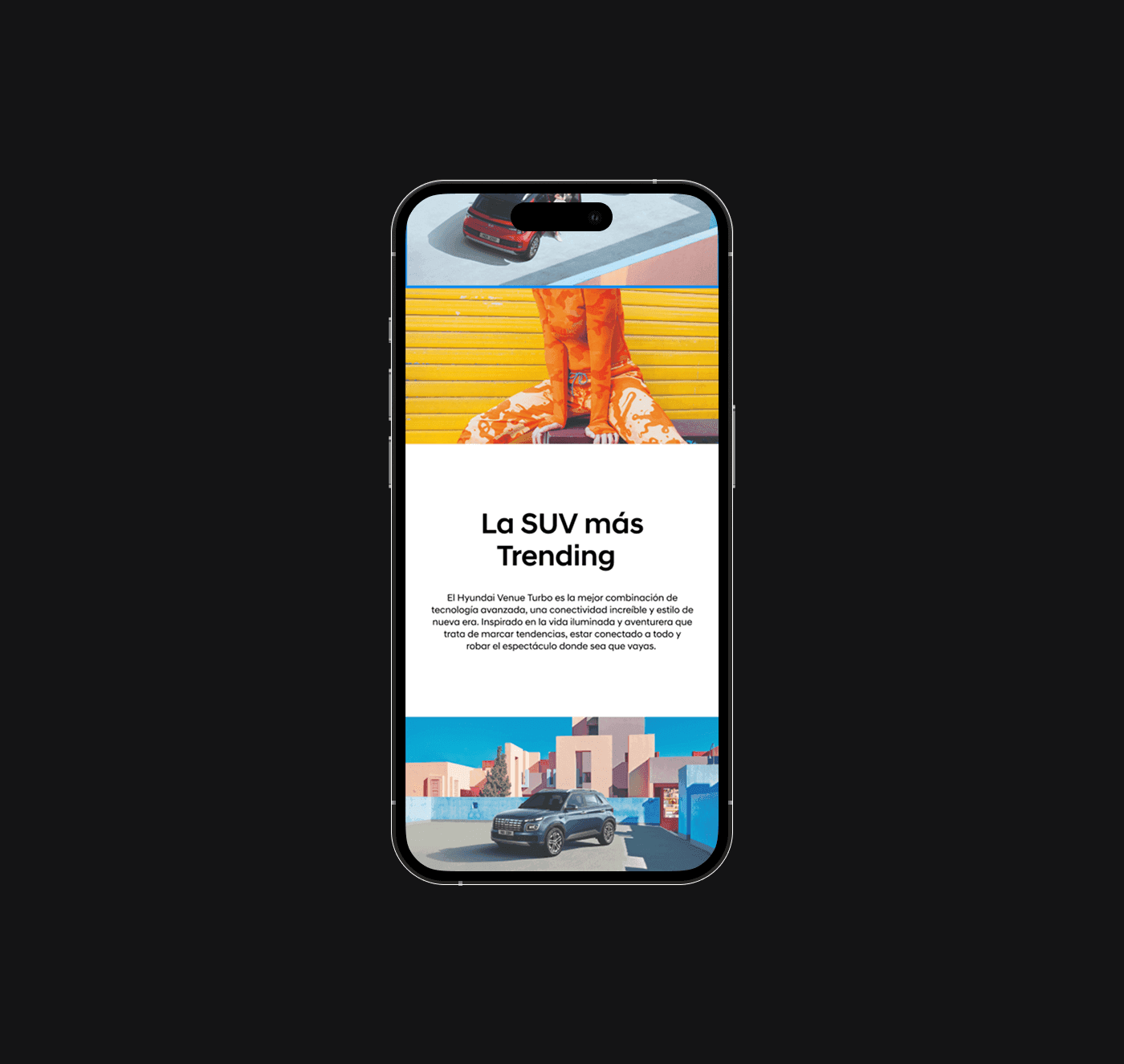 Hyundai - Interfaz de usuario y diseño responsive