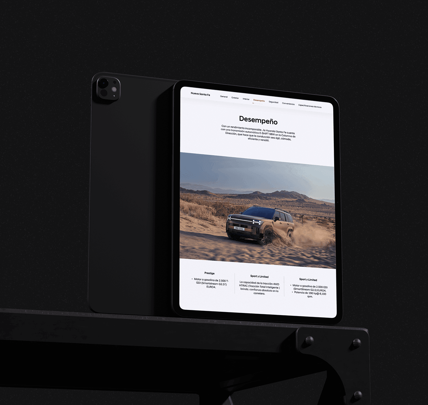 Hyundai - Diseño web y catálogo de vehículos